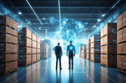 仓库里的人工智能，智能化物流的未来蓝图，智能仓储引领未来，人工智能在物流领域的蓝图描绘
