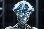 人工智能钻石，科技与宝石的完美融合，科技璀璨，人工智能打造钻石新篇章
