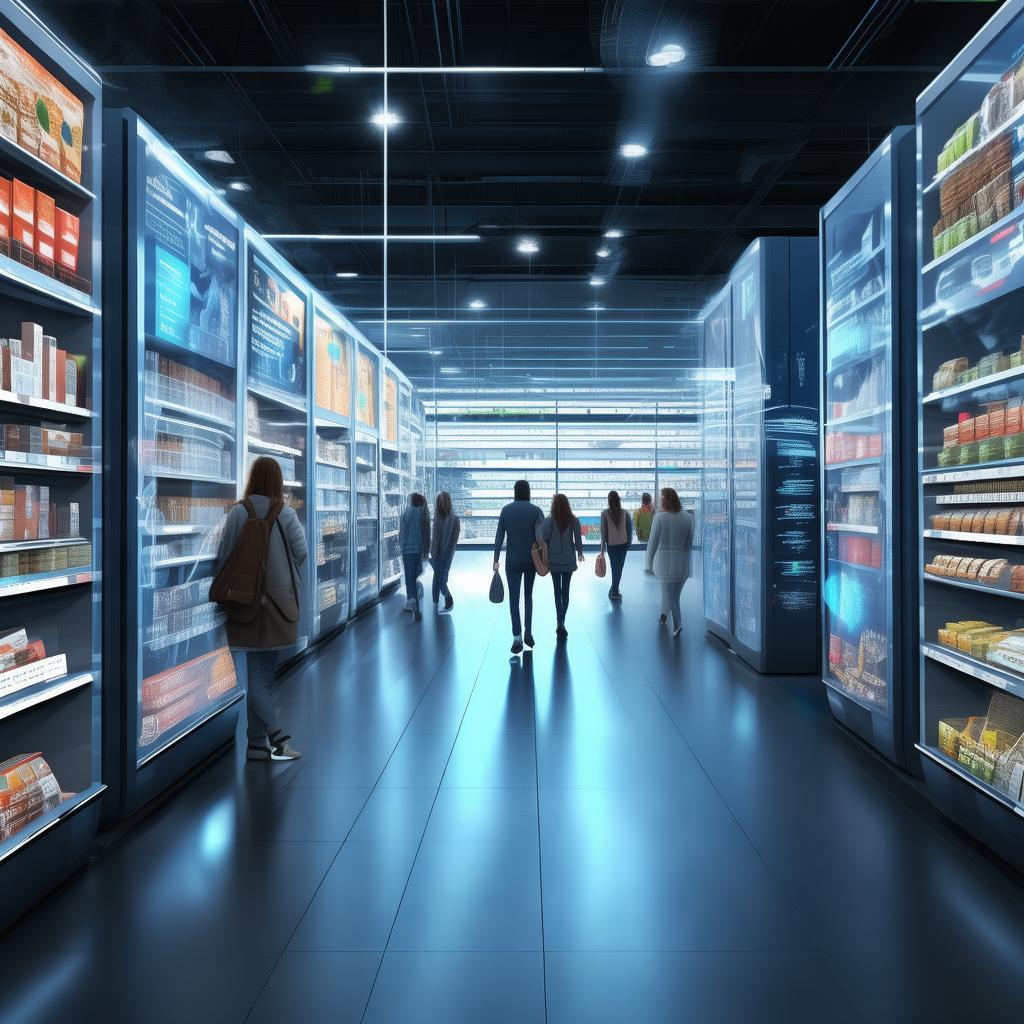 人工智能超市，未来购物体验的革命——配备详解，未来购物革命，人工智能超市深度解析