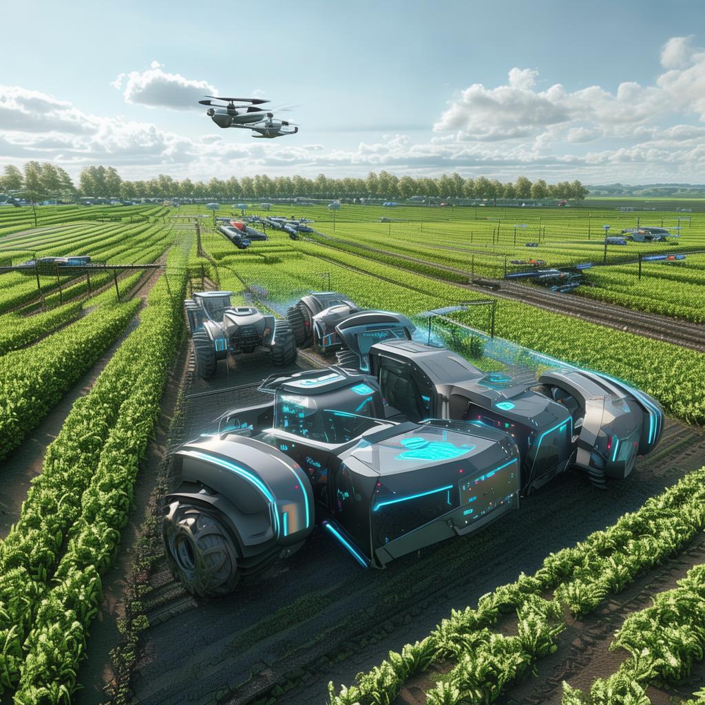 人工智能管理农场，未来农业的智能化革命，未来农业智能化革命，人工智能引领农场管理革新