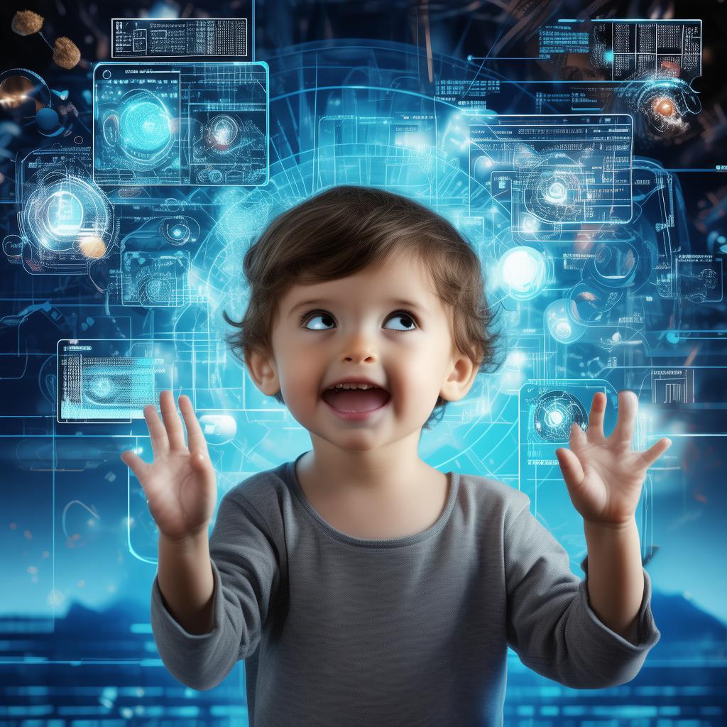 人工智能中的小孩，模仿与成长的智慧之旅，AI幼童，模仿与智慧成长之旅