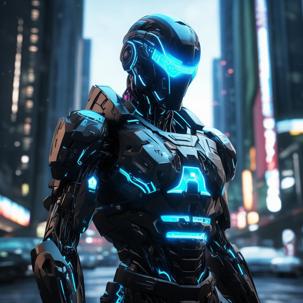 人工智能战警，未来都市的安全守护者，长什么样？，智能守护者，未来都市人工智能战警揭秘