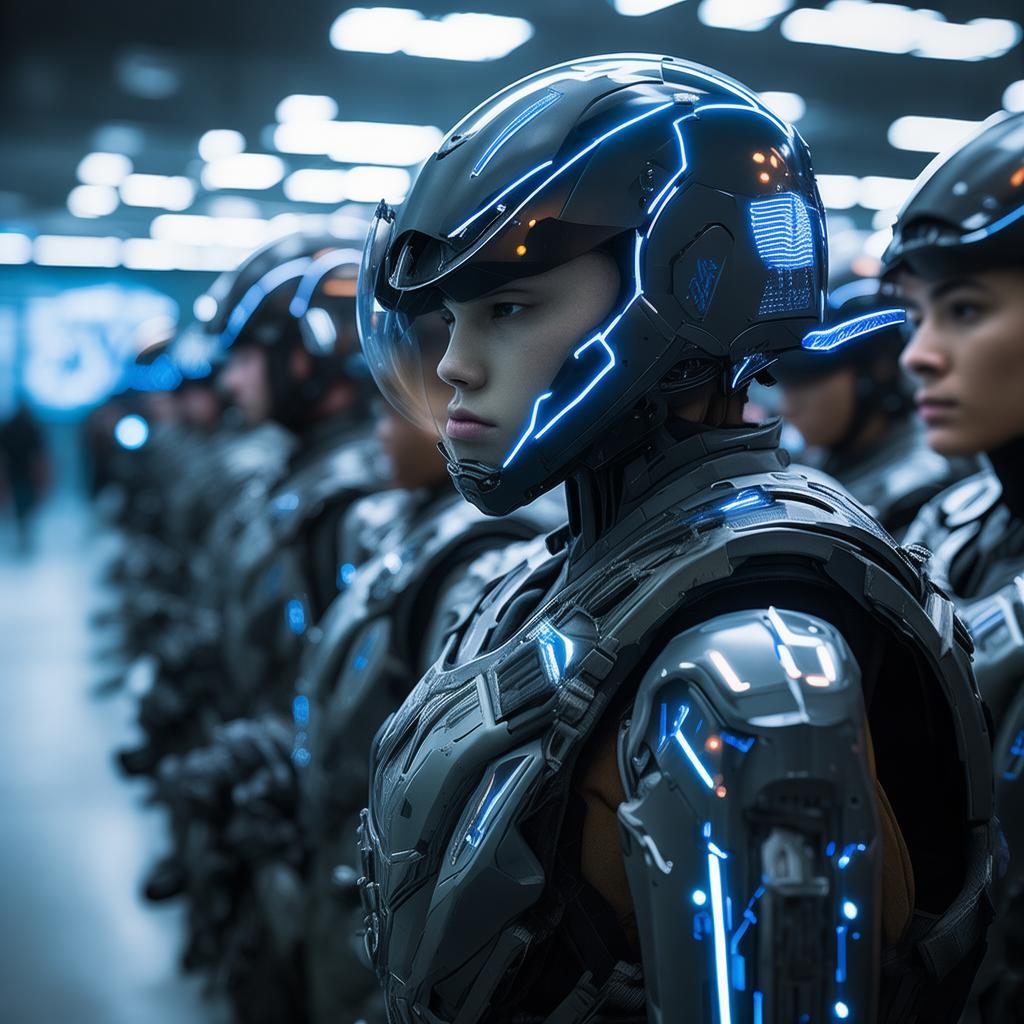 人工智能毕业生的军旅生涯，未来战士的新面貌，人工智能战士，毕业生的军旅蜕变与未来战场的新面貌