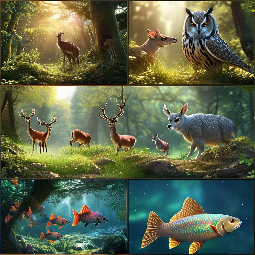 探秘自然，这些动物竟然不会用人工智能！，动物奇观，自然界的非AI智慧生活