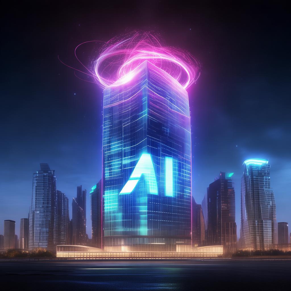 人工智能巨头，引领未来科技浪潮的领军企业，科技先锋，人工智能巨头的未来浪潮领航者