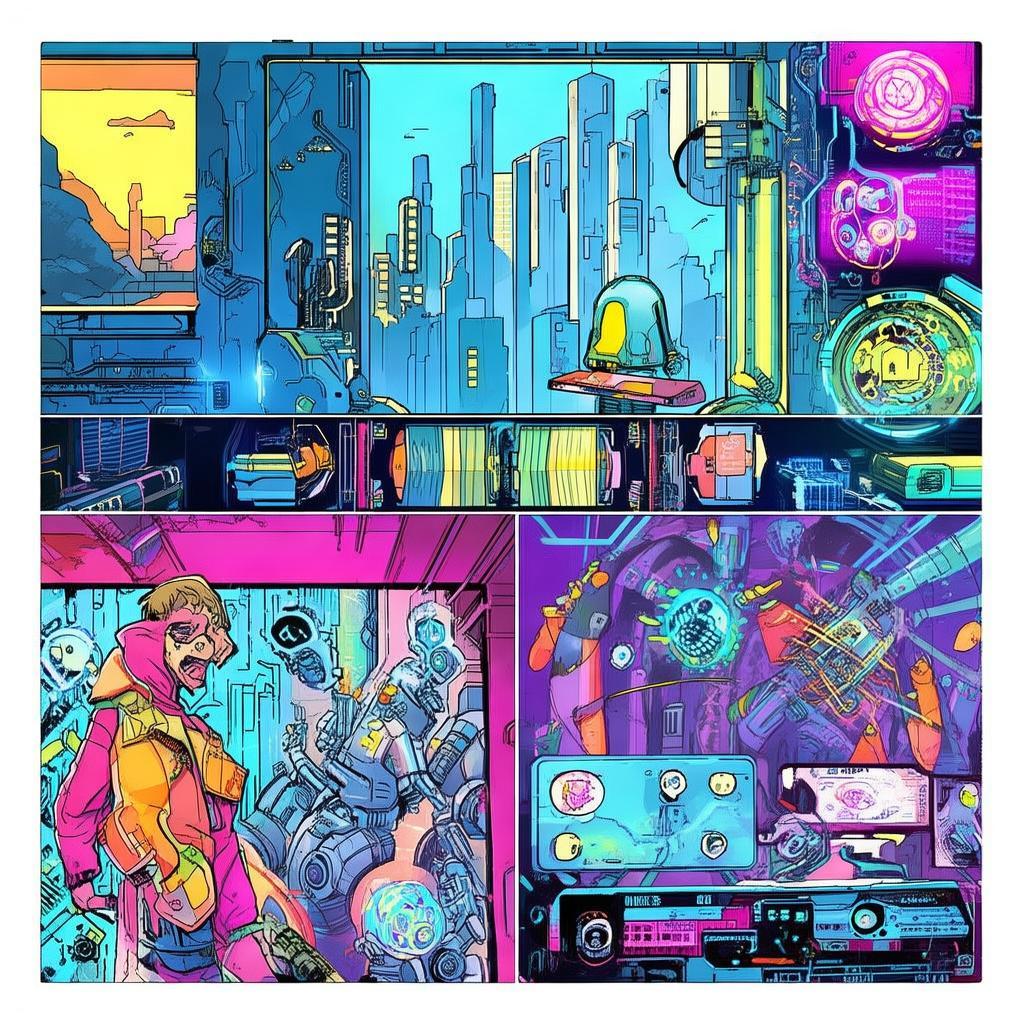 人工智能是什么？一场漫画中的科技探险之旅，探秘人工智能，漫画里的科技奇境之旅