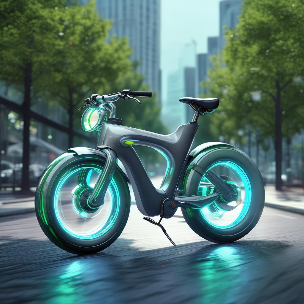 人工智能单车，未来城市出行的绿色革命，智能骑行新时代，人工智能单车引领绿色出行变革
