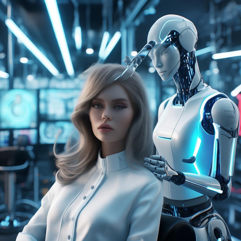 人工智能烫发，未来美发行业的革命性变革，人工智能引领美发新潮流，智能烫发技术革新未来