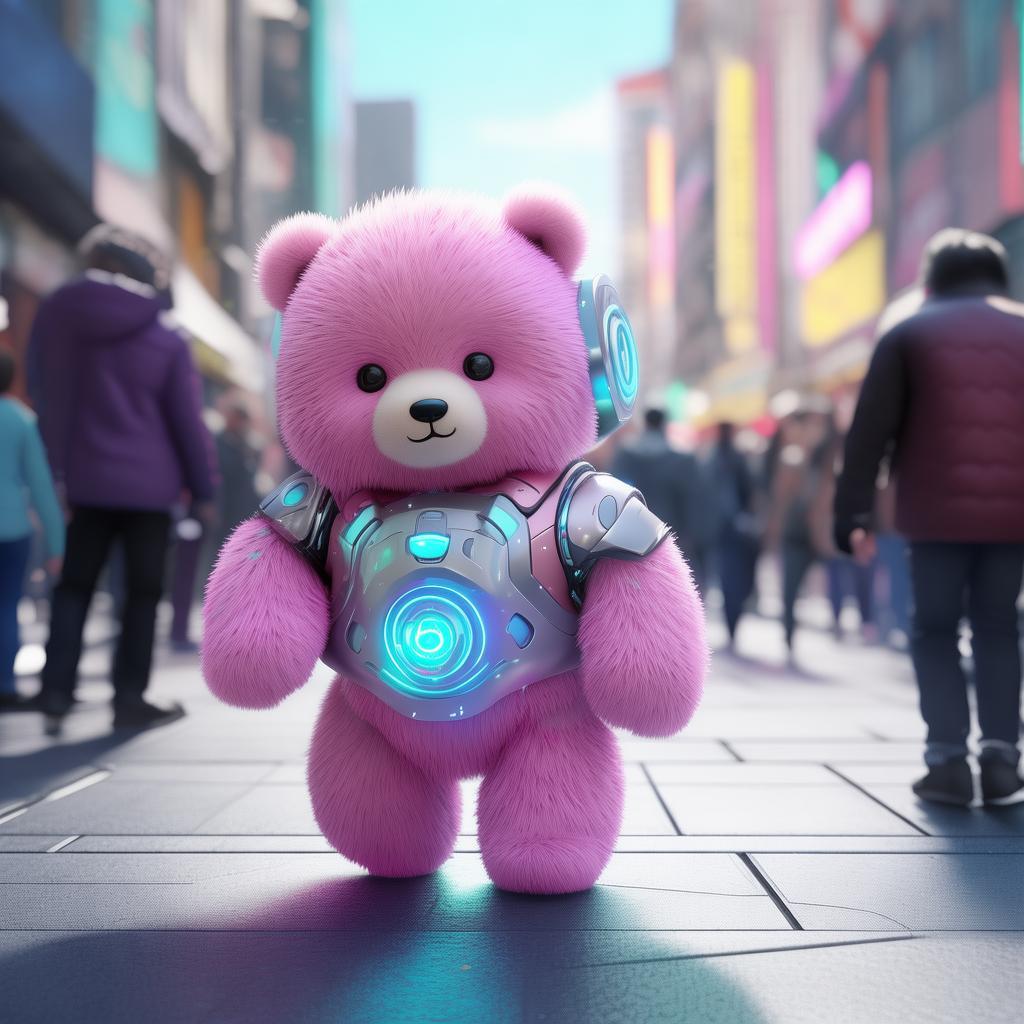 人工智能熊，智能时代的可爱使者，智能萌宠，人工智能熊引领时代潮流