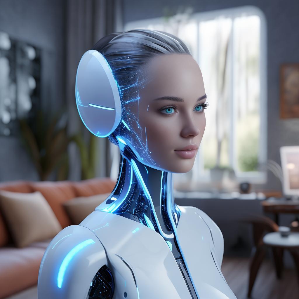 人工智能女生，未来生活的贴心伙伴，智能守护，人工智能女生，塑造未来温馨生活伴侣