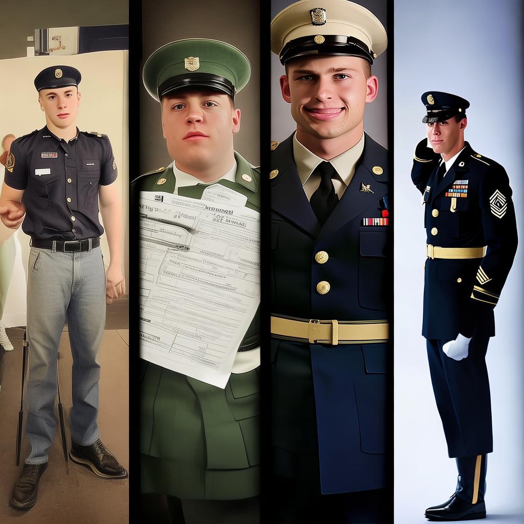 从我报名参军到我的参军之路，一名士兵的成长历程，从报名参军到服役的过程