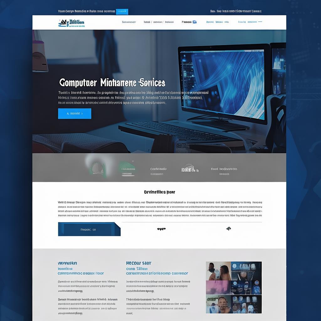 电脑维护网站模板的设计与应用，电脑维护，网站模板设计与应用探讨