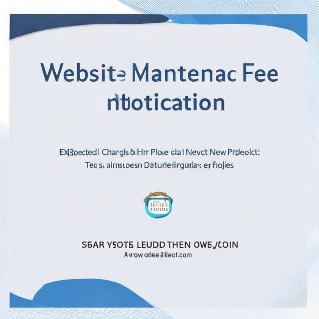 网站维护收费通知，网站维护费用通知，预计新项目上线时间