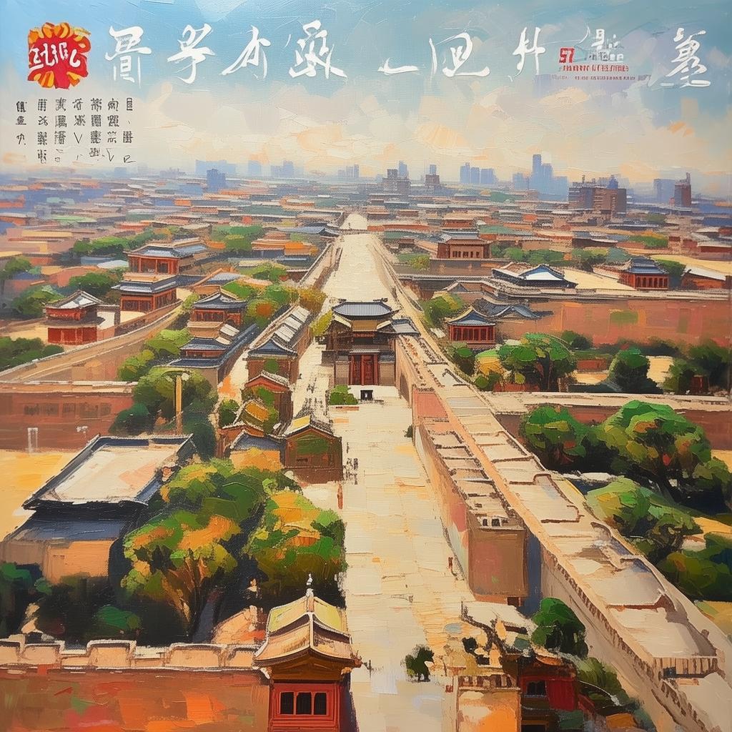 西安景物油画网站排名，探寻古城之美，品味艺术魅力，古城西安艺术画卷，油画网站排行导览
