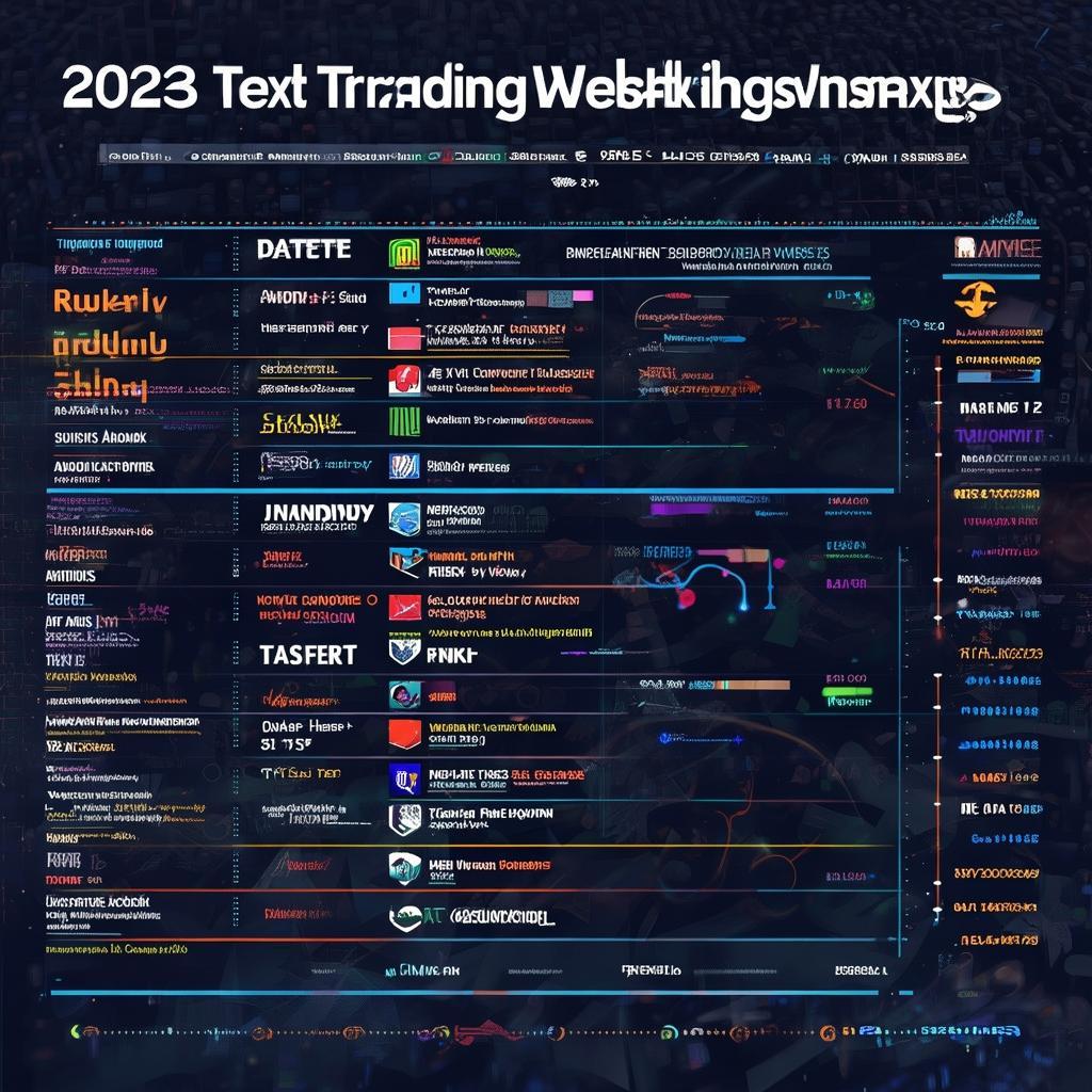 2023年文字交易网站排名分析，揭秘行业领军者与潜力新星，2023年文字交易网站风云榜，行业领军与新兴势力大揭秘
