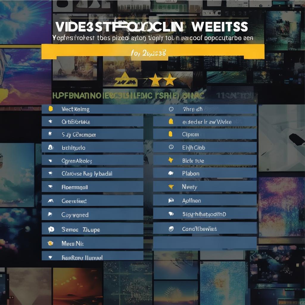 2023年高质量视频制作网站排名，助您轻松打造专业视听作品，2023年度高质量视频制作平台推荐，打造专业视听作品的优选指南