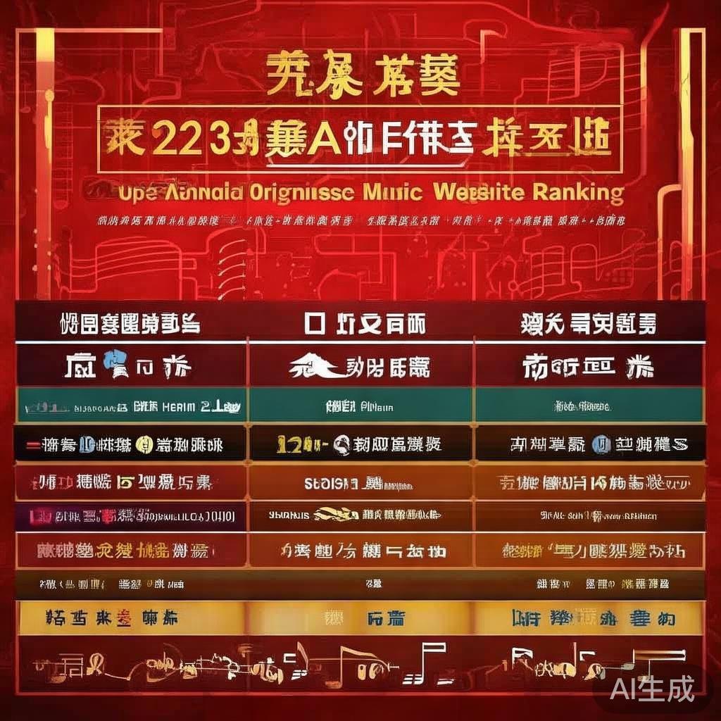 2023年度国内原创音乐网站排名榜，盘点最具影响力的音乐平台，2023年度国内原创音乐平台影响力排行榜揭晓