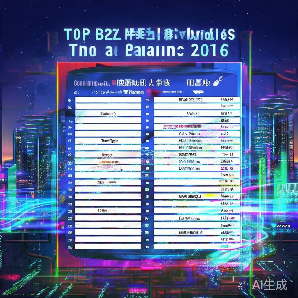 2016年中国B2C网站排名，盘点年度电商风云榜，2016年中国B2C电商年度风云榜，盘点年度电商网站排名