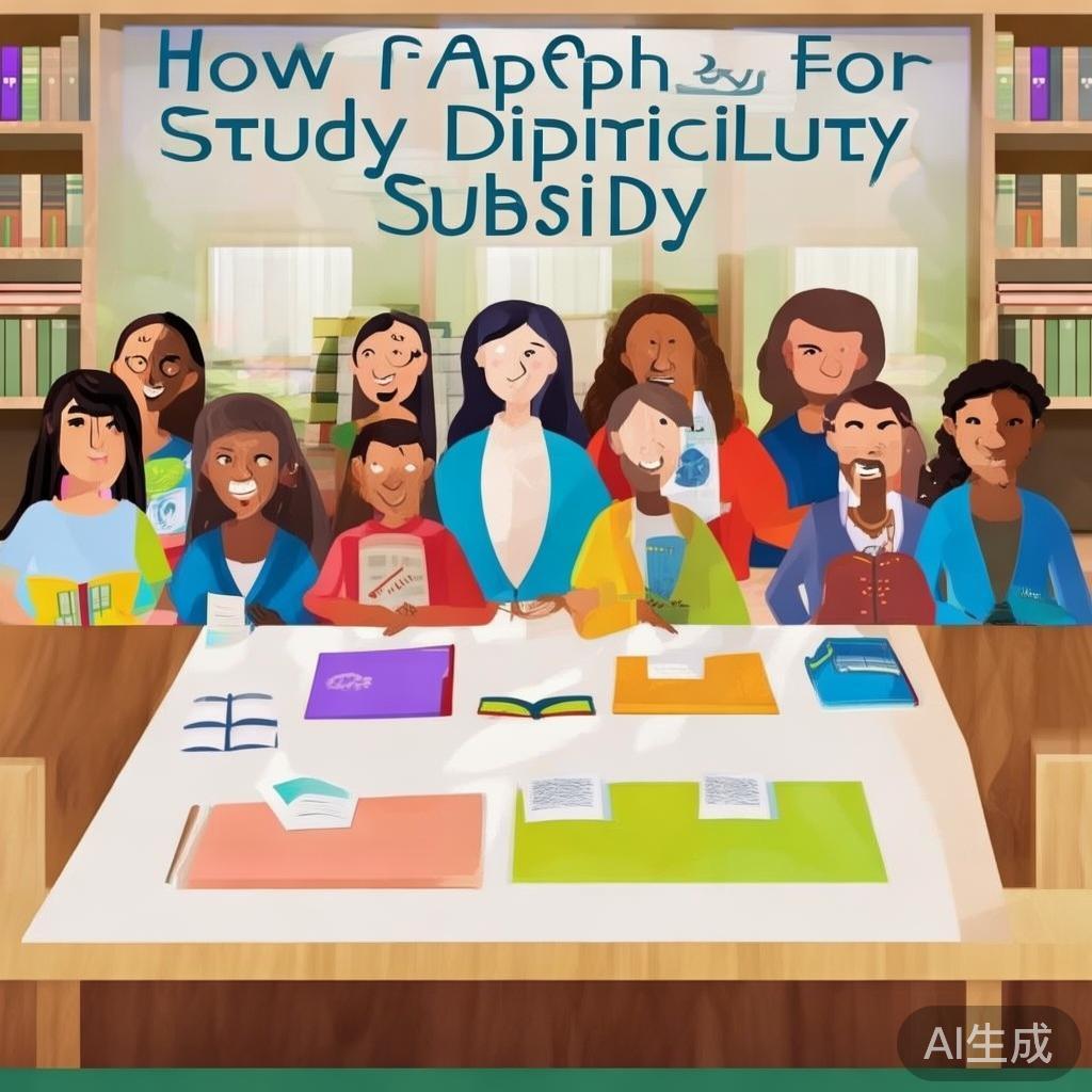 好，用户让我写一篇关于申请读书困难补贴的文章，还给了标题和内容的要求。首先，我需要理解用户的需求。他们可能是一位学生或者教育机构的工作人员，想要了解如何申请这个补贴，或者想推广这项政策