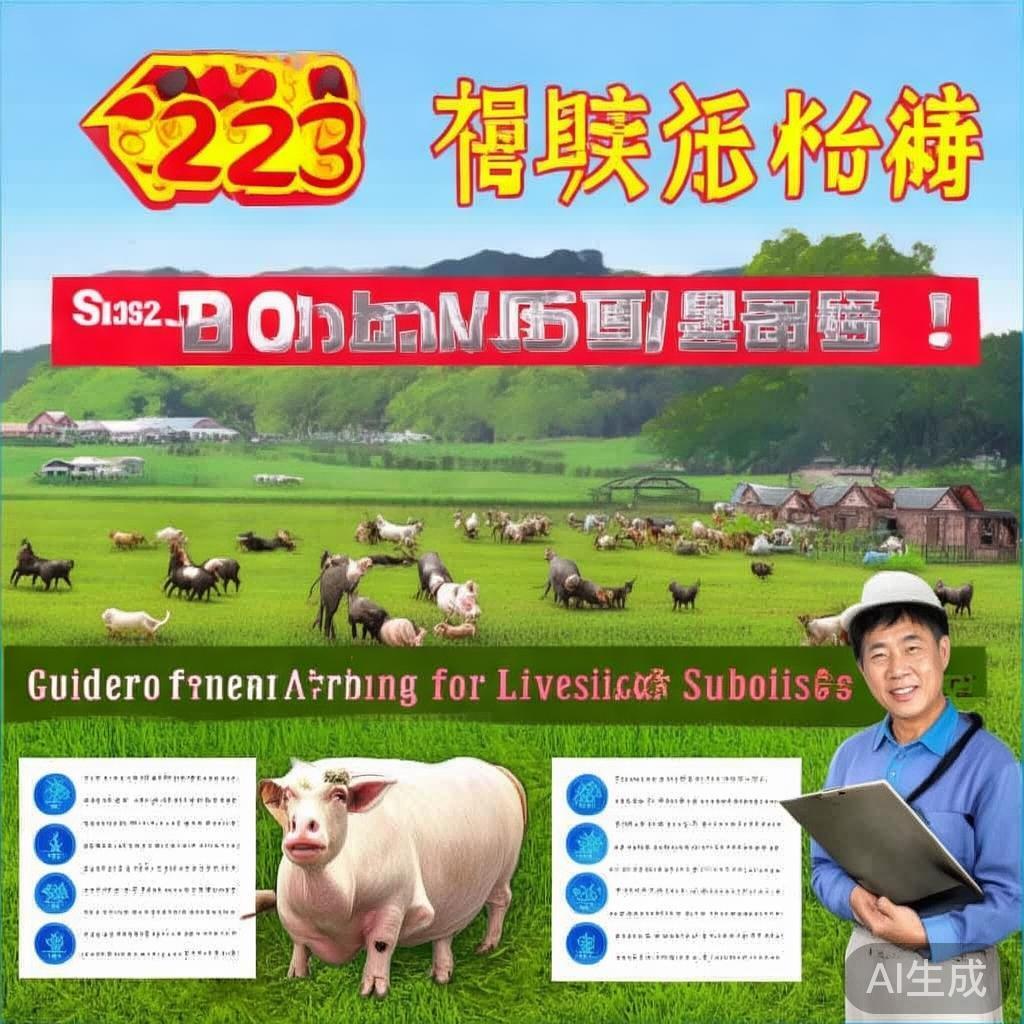 2023佛山养殖户必看！养殖补贴申请指南