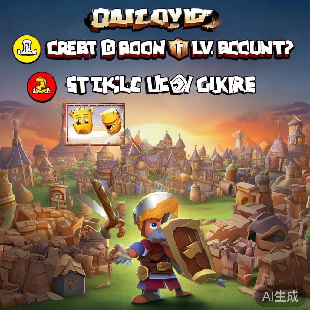 部落冲突新手攻略，教你轻松注册账号，开启你的征战之旅