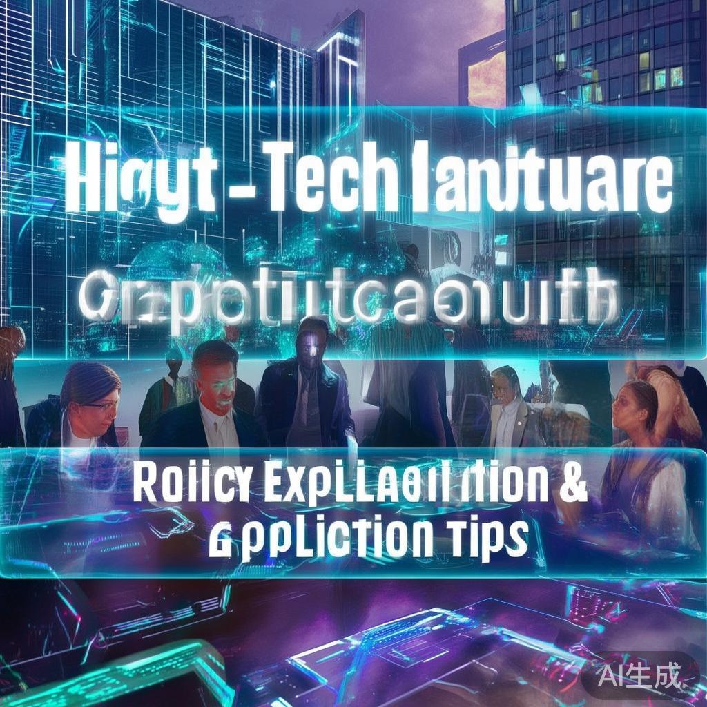 要吸引人，同时包含关键词。比如高新技术产业申请补贴指南，政策解读与申请技巧这样的标题，既明确又包含关键词