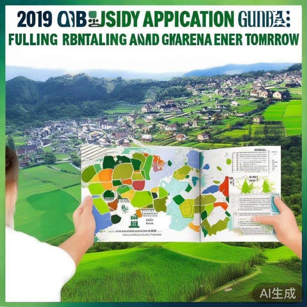 要吸引人，同时明确主题。比如2019年补贴申请指南，助力乡村振兴与绿色未来这样的标题，既涵盖了乡村振兴，也提到了绿色建筑，符合补贴的多样性