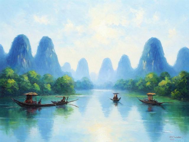 广东景物油画网站排名，领略岭南风情，尽在指尖